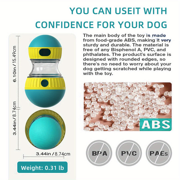 JMHUD Interactive Dog Puzzle Toy - Adjustable Treat Dispenser, Keeps Dogs Busy, Stimulates IQ, Slow Feeder for Boredom, Food Puzzle Ball for Puppy Training and Mental Stimulation