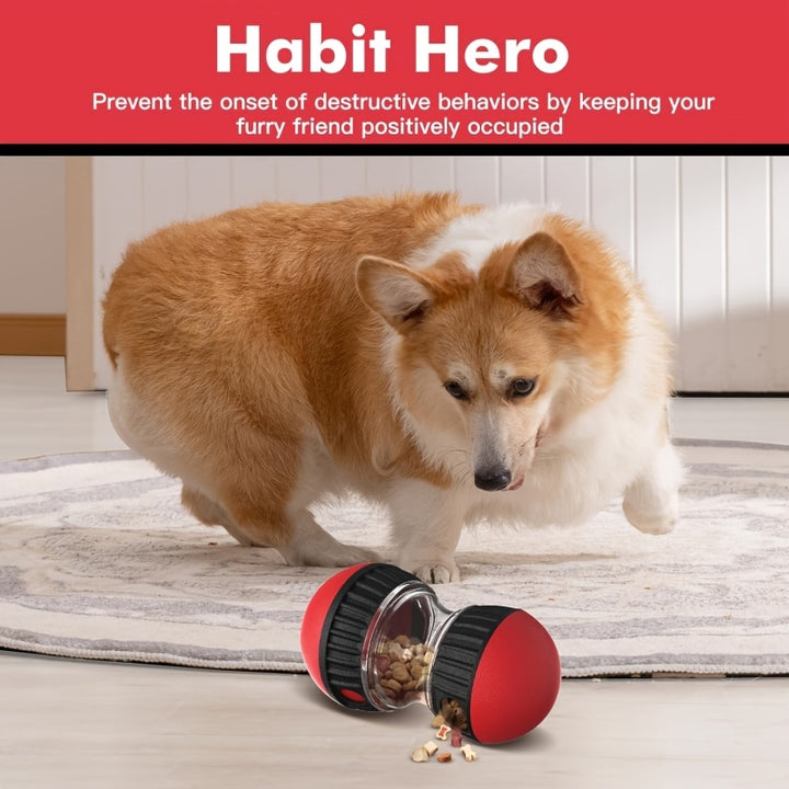 JMHUD Interactive Dog Puzzle Toy - Adjustable Treat Dispenser, Keeps Dogs Busy, Stimulates IQ, Slow Feeder for Boredom, Food Puzzle Ball for Puppy Training and Mental Stimulation