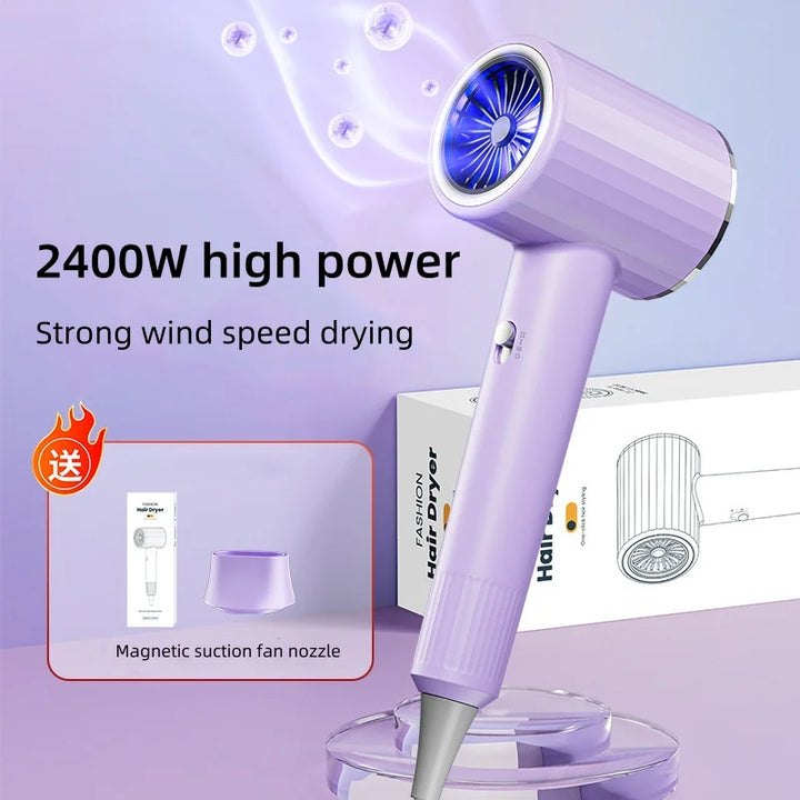 High Speed Electric Turbine Airflow Low-Noise Constant Temperature Fast Drying Hair Dryer EU/US/UK/AU Plug for Home Salons