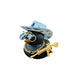 1PC Cowboy Hat Black Duck Car Decoration Rear View Mirror Decoration