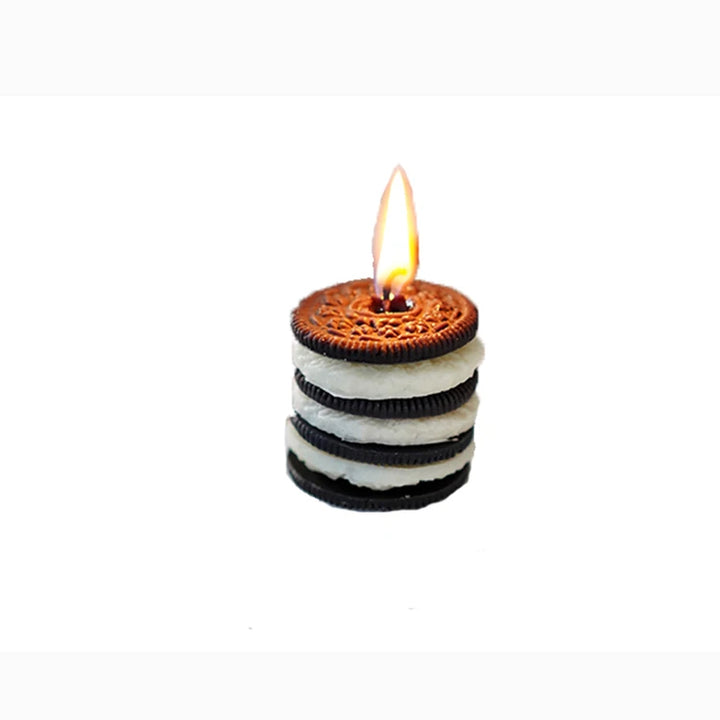 Biscuit Scented Candle Silicone Mold Simulation Modeling Candle Diy Plaster Baking Cake Mold Cake Decorating Tools