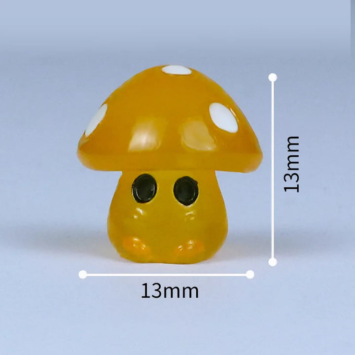 5-20PCS Mini Mushroom Elf Moss Microlandscape Decoration Miniature Luminous Mushrooms Fairy Garden Accessories Home DIY Decor