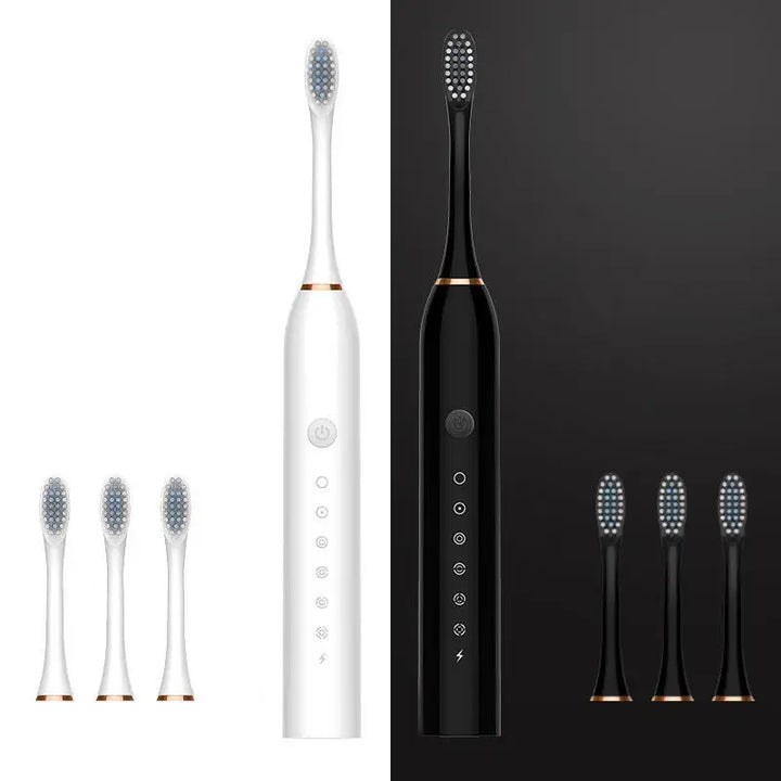 Tongwode USB Rechargeable Tooth Brush for Adult 6 Clean Modes Sonic Electric Toothbrush Washable Teeth Whitening and Cleanin