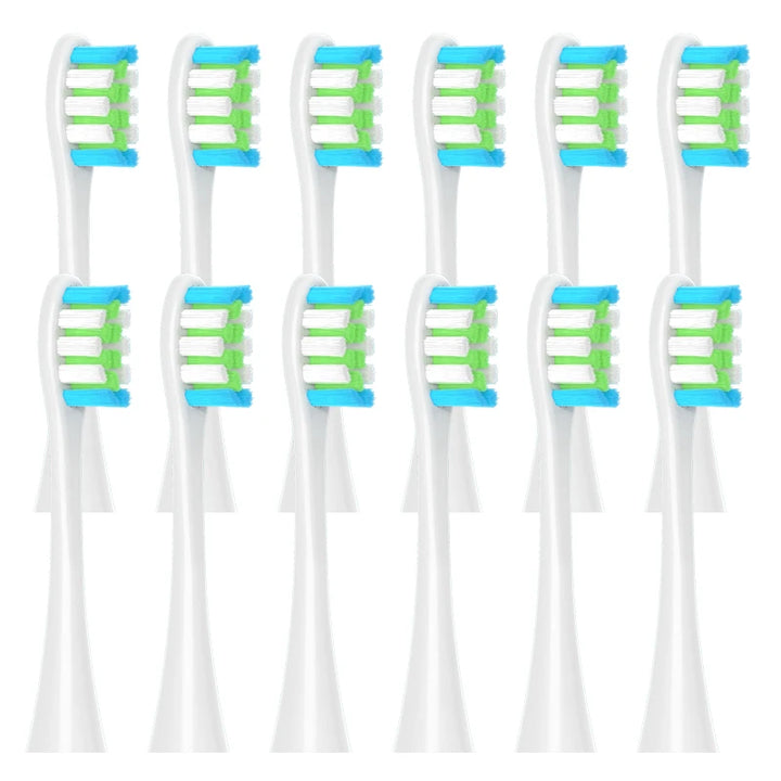 12PCS Replacement Brush Heads for Oclean X/ X PRO/ Z1/ F1/ One/ Air 2 /SE Sonic Electric Toothbrush DuPont Soft Bristle Nozzles