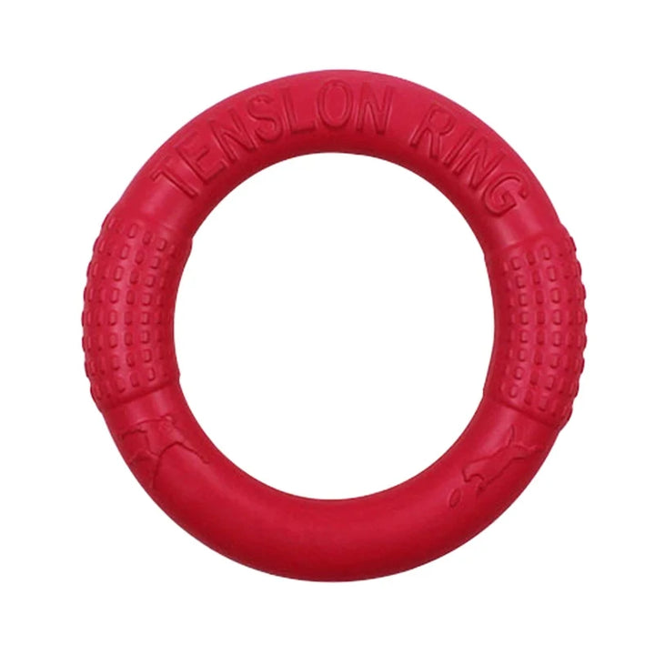 Floating Water Dog Toys Pet Flying Disk Training Ring Interactive Toy Puller Resistant Aggressive Chewing for Small Medium Dogs