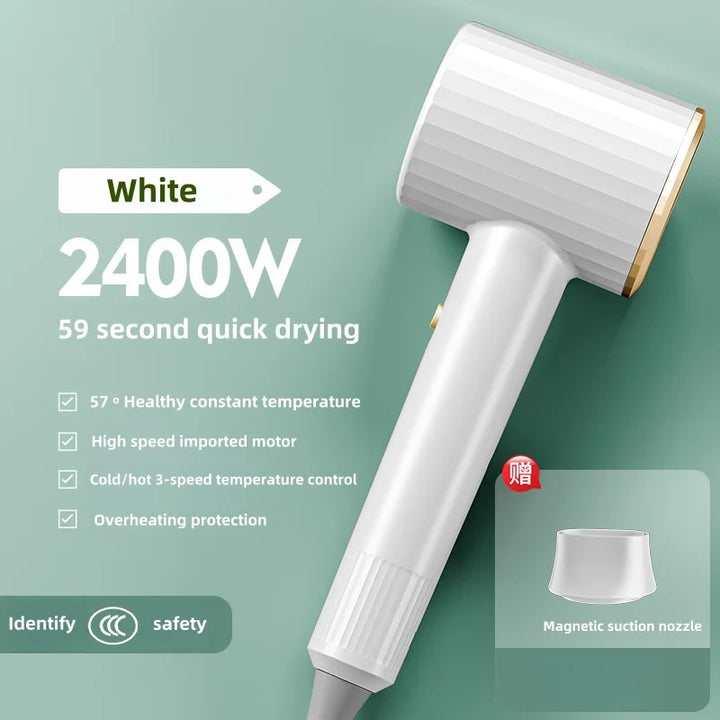 High Speed Electric Turbine Airflow Low-Noise Constant Temperature Fast Drying Hair Dryer EU/US/UK/AU Plug for Home Salons
