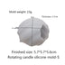3D Rotating Pillar Candle Silicone Mold Geometric Wave Candle Wax Mould DIY Abstract Art Soap Resin Gypsum Mold Home Craft Decor