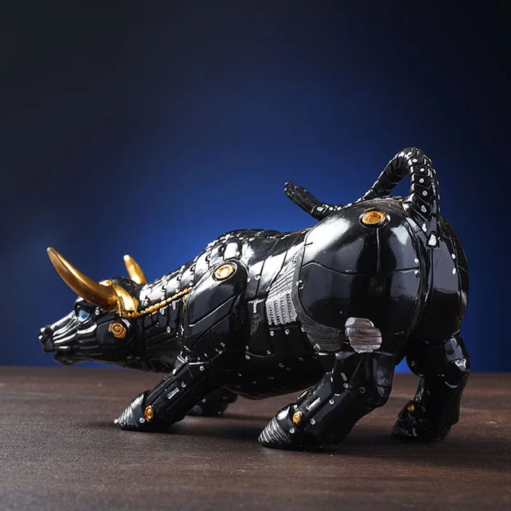 Vilead 20cm The Miami Bitcoin Bull Model Statue Robot Sculpture Office Desk Home Decoration Coins Badge Wall Street OX Bitcoin
