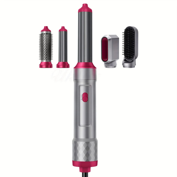 6 in 1 Blow Dryer Brush Auto Air Curling Iron Negative Ionic Hair Dryer Brush Set with Thermal Brush 60000RPM Hot Air Brush
