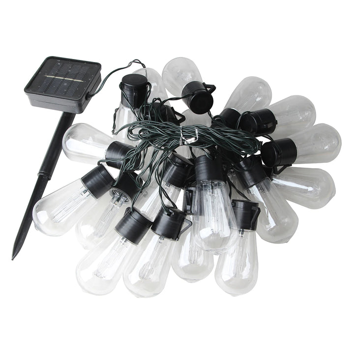 Solar String Lights Outdoor Garland Christmas LED Globe Bulbs Solar Fairy Lamps For Camping Garden Party Terrace Decoration