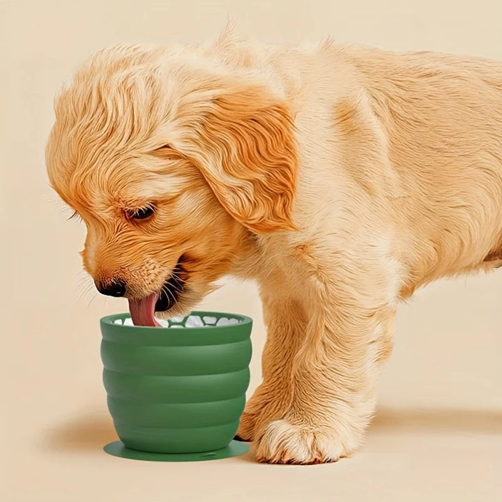 360ml/620ml Silicone Dog Slow Feeder Bowl Anti-choking Pet Slow Feeding Bowls for Cats Dogs Anti-slip Puppy Bowl Dog Accessories