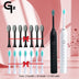 GeZhou N105 Sonic Electric toothbrush Adult children automatic toothbrush Rechargeable With 8 heads replacement IPX7 Tooth Brush