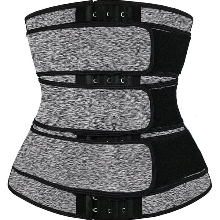 Women Waist Trimmer Tripple Belts Waist Trainer Shaperwear Tummy Control Slimming Fat Burning For Postpartum Sheath Belt