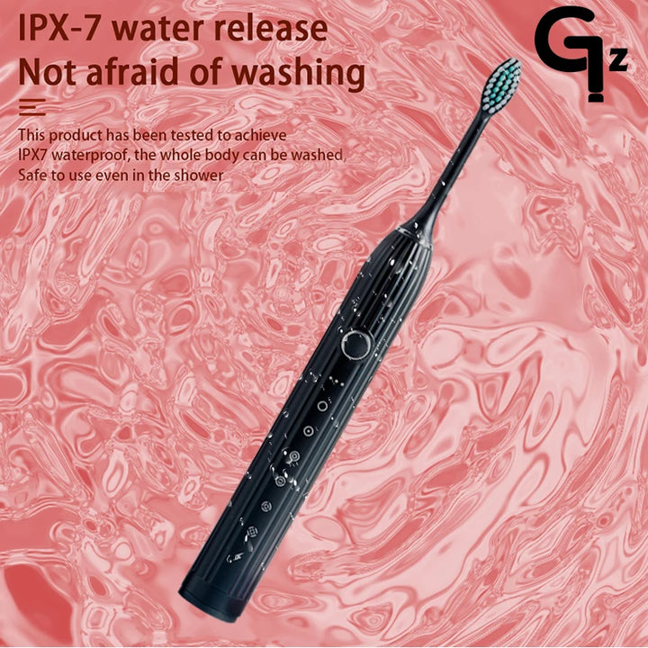 GeZhou N105 Sonic Electric toothbrush Adult children automatic toothbrush Rechargeable With 8 heads replacement IPX7 Tooth Brush
