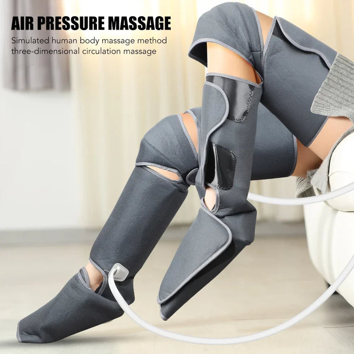 Electric Foot Calf Massager Air Pressure Circulation Massage Machine Improve Blood Circulation Old Cold Legs and Muscle Fatigue