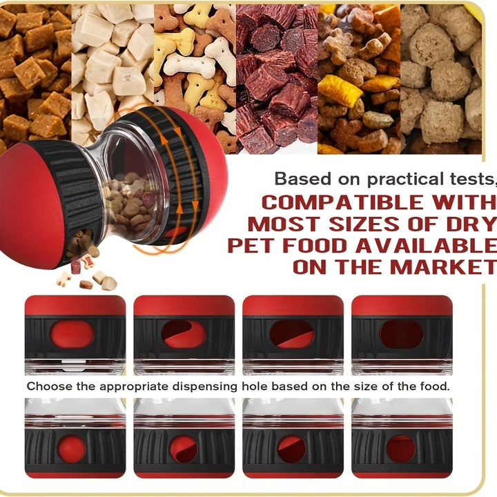 JMHUD Interactive Dog Puzzle Toy - Adjustable Treat Dispenser, Keeps Dogs Busy, Stimulates IQ, Slow Feeder for Boredom, Food Puzzle Ball for Puppy Training and Mental Stimulation